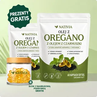NATIVIA Olej z Oregano — opakowanie